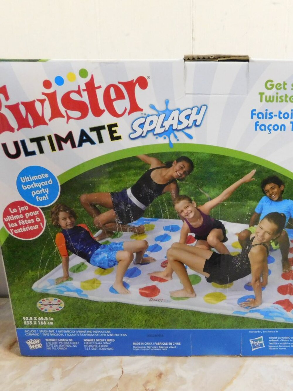 Twister Ultimate Splash Set NEW in Box Outdoor Water Splash Mat Fun